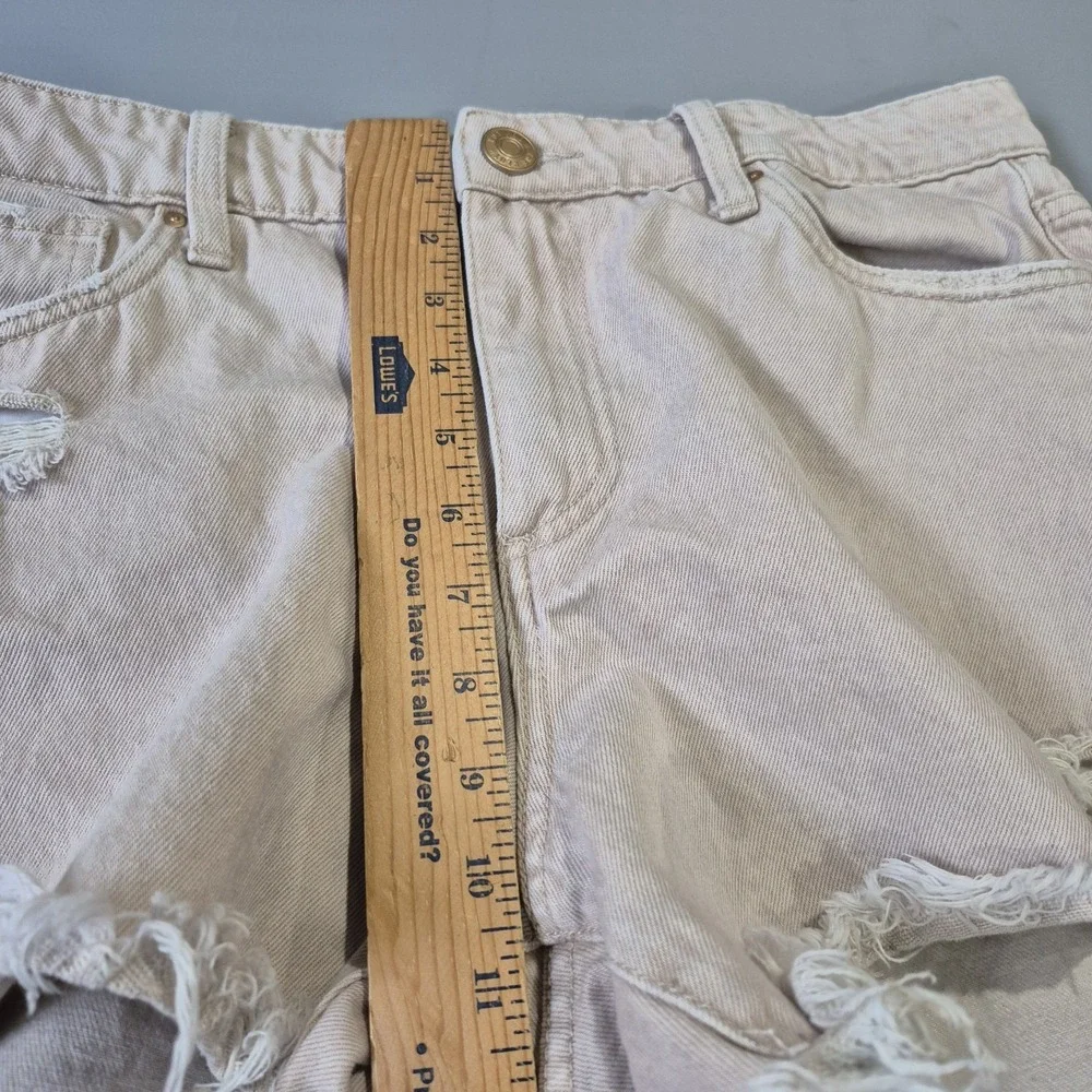 Kut‎ From the Kloth Shorts Womens 8 Denim Jean Jane Long High Rise Distressed